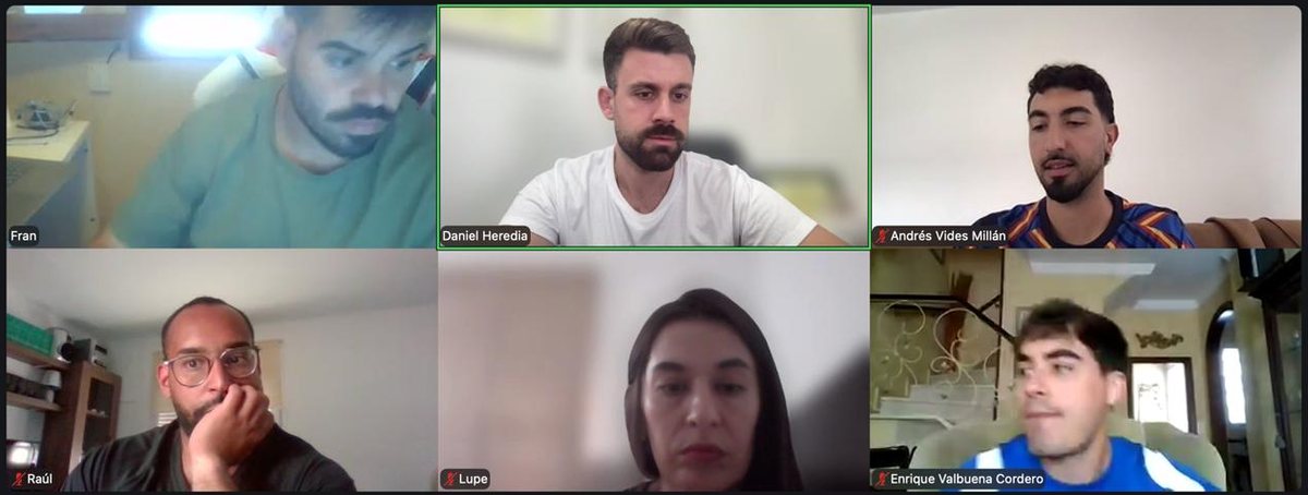 Clase en directo por Zoom del Máster IMPULSO con los alumnos y el tutor
